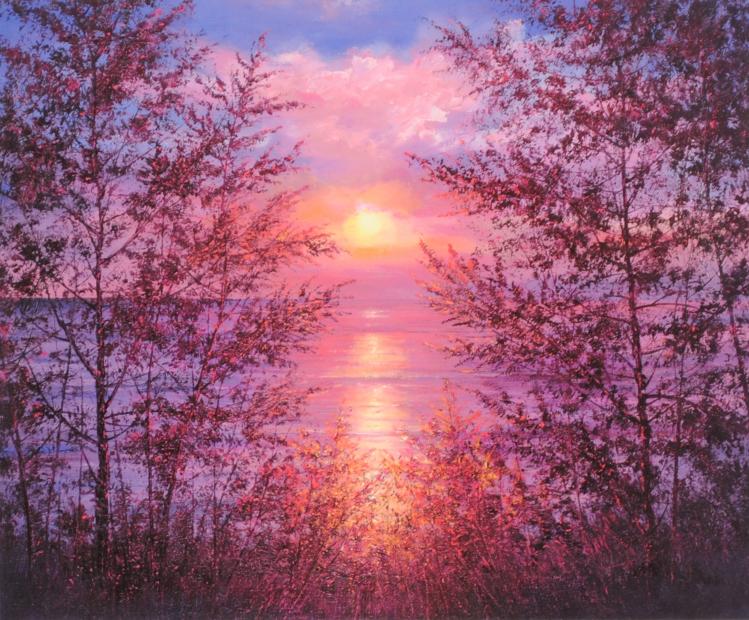 スィベル・ギュレーの絵画作品　タイトルは、希望の芽生え